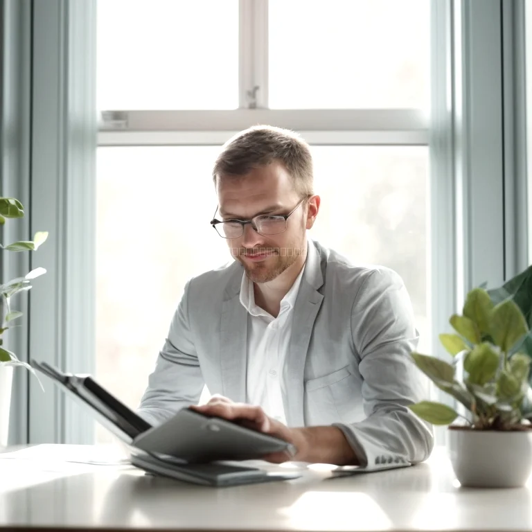 Entrepreneur pratiquant la méditation en plein air